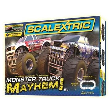 scalextric monster truck mayhem set