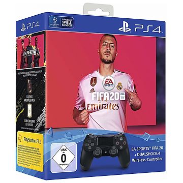 ps4 500gb fifa 20 bundle with second dualshock 4 controller