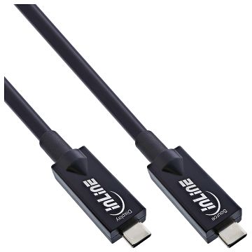 INLINE USB-C Cable, USB 3.2 Gen 2, 60 W, Black, 15 m à partir de CHF ...