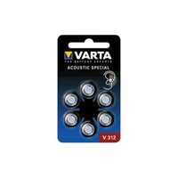 Various (NoName) Hearing Aid Battery Type 312, 6 pieces