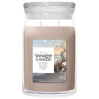 YANKEE CANDLE Signature Scented Candle Seaside Woods, Large Jar, 567 g ...