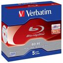VERBATIM BD-RE 25GB/2x, 5 pieces (43615)