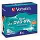 VERBATIM 8cm Mini DVD-RW 1.4GB, 5 pieces (43514)