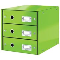 LEITZ Click & Store WOW Drawer Unit, 3 drawers, Green from CHF 46.40 at ...