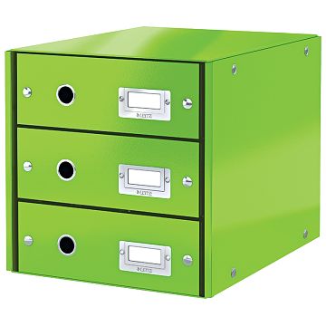 LEITZ Click & Store WOW Drawer Unit, 3 drawers, Green from CHF 46.40 at ...