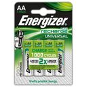 ENERGIZER Universal Akku, 4er Pack (AA)