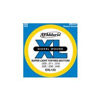 D'ADDARIO XL Nickel Wound EXL125 Super Light Top/Reg Bottom (.009-.046)