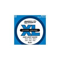 D'ADDARIO XL Nickel Wound EJ21 Jazz Light (.012-.052)