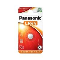 6x Panasonic LR44 Knopfzelle Knopfbatterie 1,5V Alkaline Batterie  105083