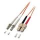 Fiber Optic Patchcable, 50/125µm, LC-SC, 2.0 meters