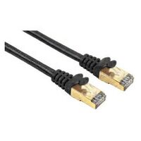 Patchkabel Kat.5e, RJ45, 15 Meter, schwarz