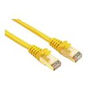 Patchkabel Kat.5e, RJ45, 0.5 Meter, gelb