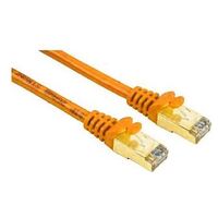 Patchcable Cat.6, RJ45, 7.5 meters, orange