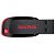 SANDISK Cruzer Blade, 16GB, Black (SDCZ50-016G)