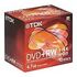 TDK DVD+RW 4.7GB/4x (120min), 10 pieces (T18350)