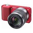 SONY NEX-3K Kit, E 18-55mm, Rot