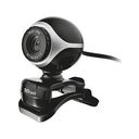 TRUST EXIS Webcam, Black/Silver (17003)