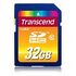 TRANSCEND SDHC, Class 10, 32GB (TS32GSDHC10)