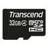 TRANSCEND microSDHC Secure Digital Card, Class 4, 32GB (TS32GUSDC4)