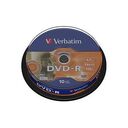 VERBATIM DVD-R 4.7GB (120min), 10 pieces (43643)