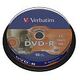 VERBATIM DVD-R 4.7GB (120min), 10 pieces (43643)