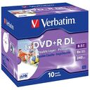 VERBATIM DVD+R DL 8.5GB (240min), 10 pieces (43665)