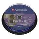 VERBATIM DVD+R 4.7GB (120min), 10 pieces (43576)