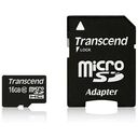 TRANSCEND microSDHC Secure Digital Card, Class 10, 16GB (TS16GUSDHC10)