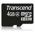 TRANSCEND microSDHC Secure Digital Card, Class 4, 4.0GB (TS4GUSDHC4)