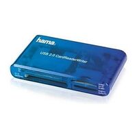 HAMA USB 2.0 Card Reader "35-in-1", Blue (55348)