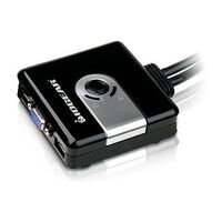 IOGEAR Compact USB VGA KVM, 2-Port (GCS42UW6)