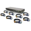 IOGEAR Combo VGA KVM Switch, 8-Port (GCS1808KITP)