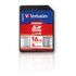 VERBATIM Secure Digital High Capacity Card, Class 10, 16GB (43962)