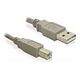 DELOCK USB 2.0 Cable, 1.8m, Grey (82215)
