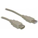 DELOCK USB 2.0 Extension Cable, 1.8m, Grey (82239)