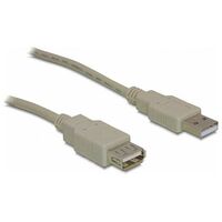 DELOCK USB 2.0 Verlängerungskabel, 1.8m, Grau (82239)