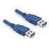 DELOCK USB 3.0 Anschlusskabel, 1.5m, Blau (82430)