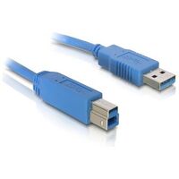DELOCK USB 3.0 Cable, 5.0m, Blue (82582)