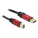 DELOCK USB 3.0 Premium Anschlusskabel, 5.0m, Schwarz (82759)