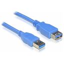 DELOCK USB 3.0 Extension Cable, 2.0m, Blue (82539)