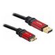 DELOCK USB 3.0 Premium Anschlusskabel, 1.0m, Schwarz (82760)