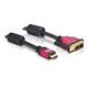 DELOCK HDMI-DVI Cable, 1.8m, Black (84342)