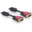 DELOCK DVI Kabel, 3.0m, Schwarz (84346)