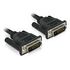 DELOCK DVI Cable, 0.5m, Black (84369)