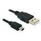 DELOCK USB 2.0 Cable, 1.0m, Black (82273)