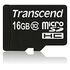 TRANSCEND microSDHC Secure Digital Card, Class 10, 16GB (TS16GUSDC10)