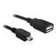 DELOCK USB 2.0 Cable, 0.5m, Black (82905)