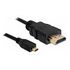 DELOCK High Speed HDMI Cable with Ethernet A/D, 3.0m, Black (82663)