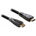 DELOCK Kabel High Speed HDMI mit Ethernet, 5.0m, Schwarz (82739)
