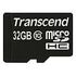 TRANSCEND microSDHC Secure Digital Card, Class 10, 32GB (TS32GUSDC10)